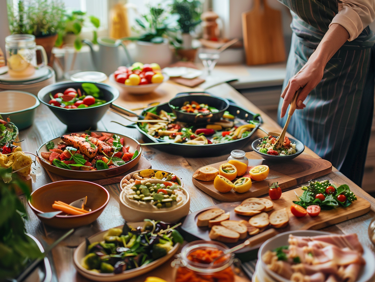Свіжі овочі та фрукти для здорового харчування